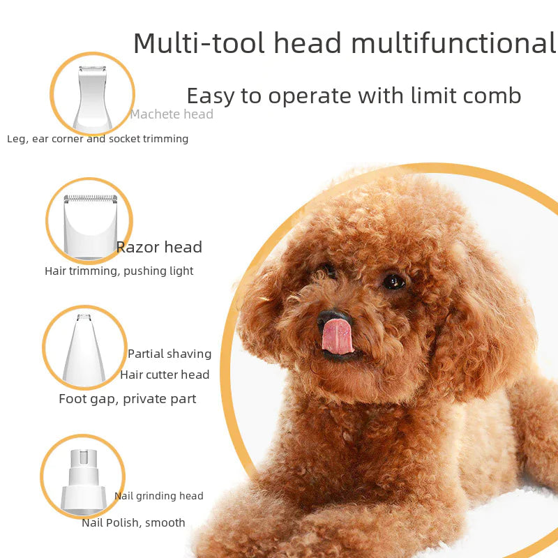 Professional Pet Clippers for Dogs and Cats - Quiet Grooming